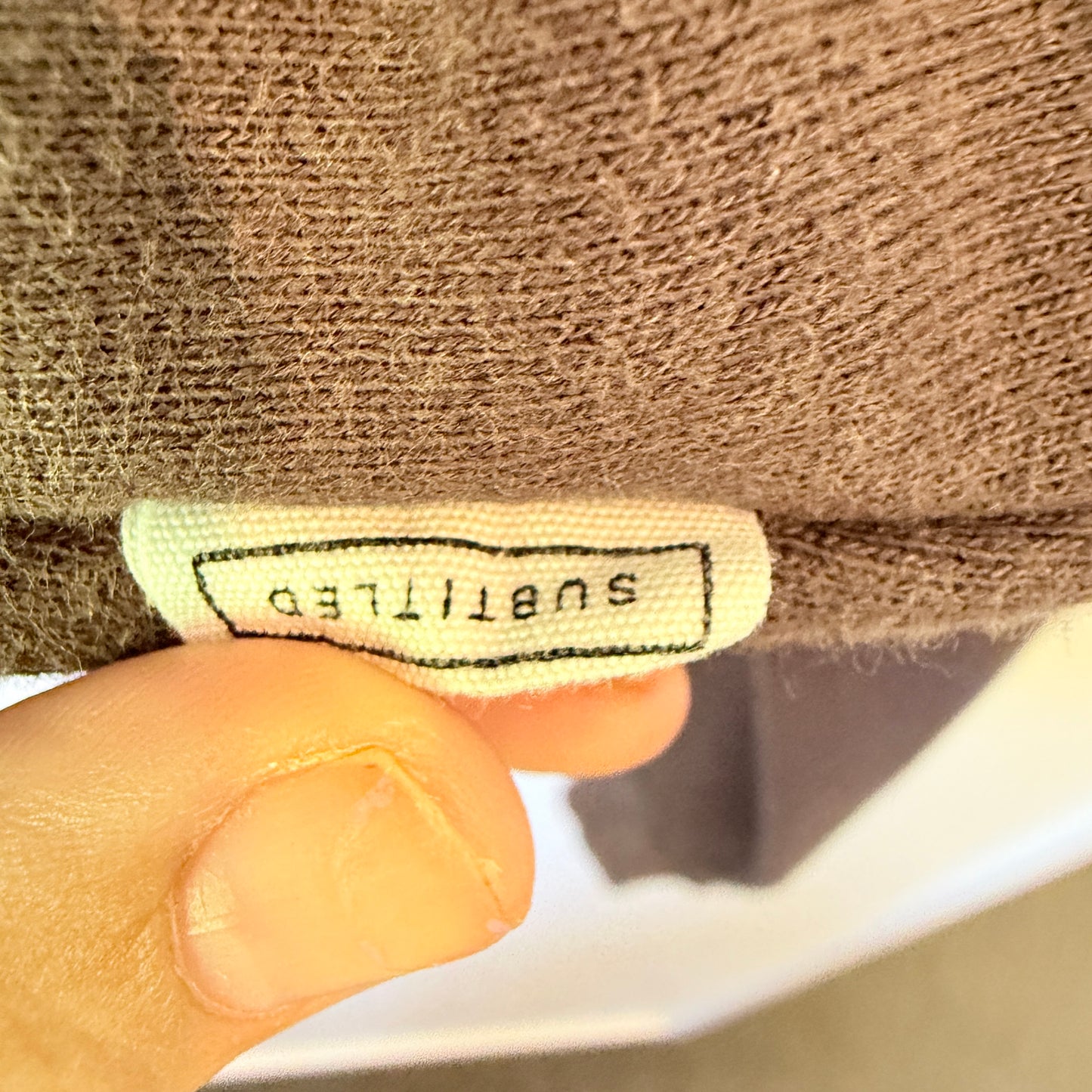 Subtitled Size XS Crewneck Sweatshirt