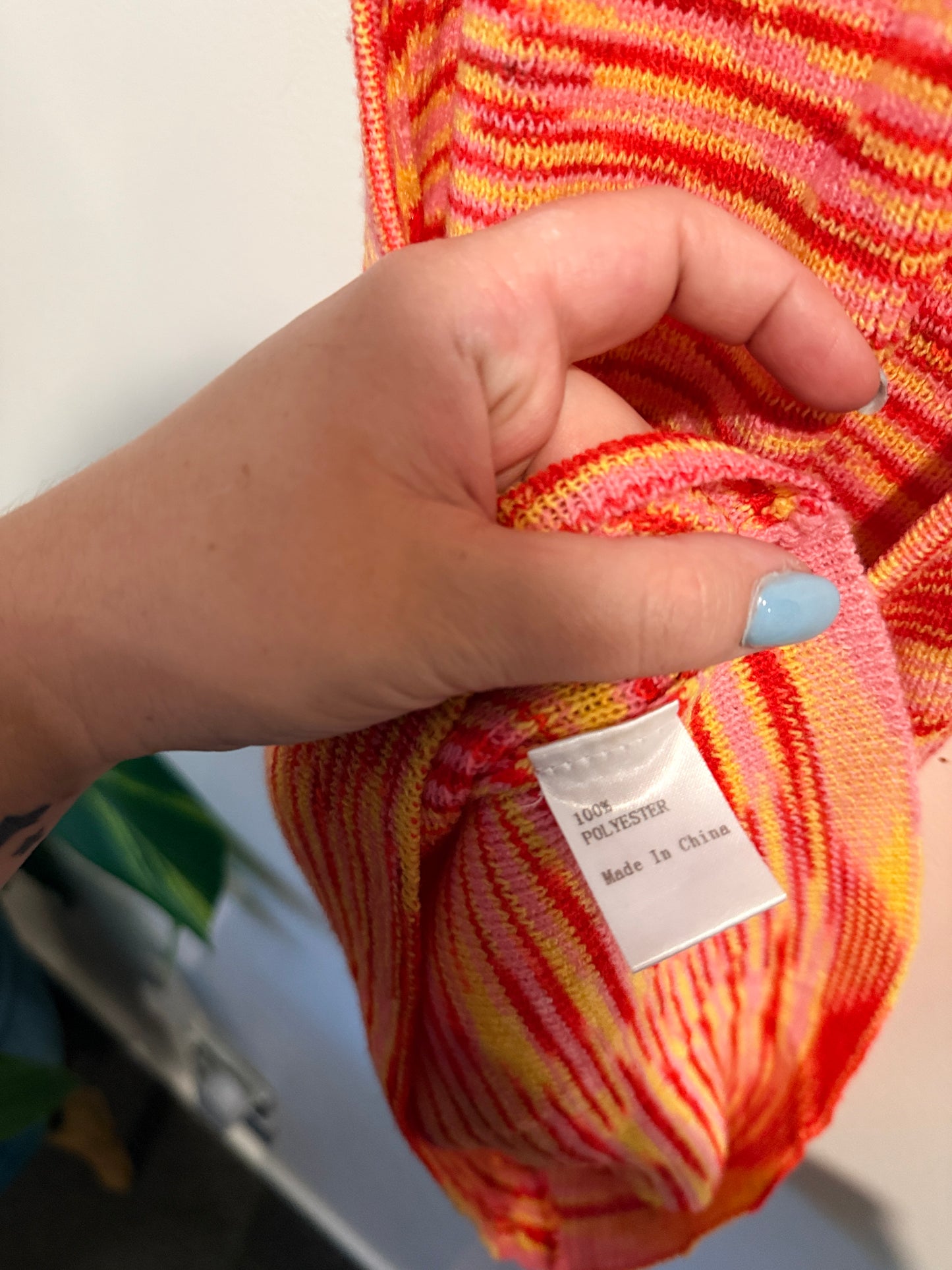Thanne Size XS/S Halter Neck Knit Dress