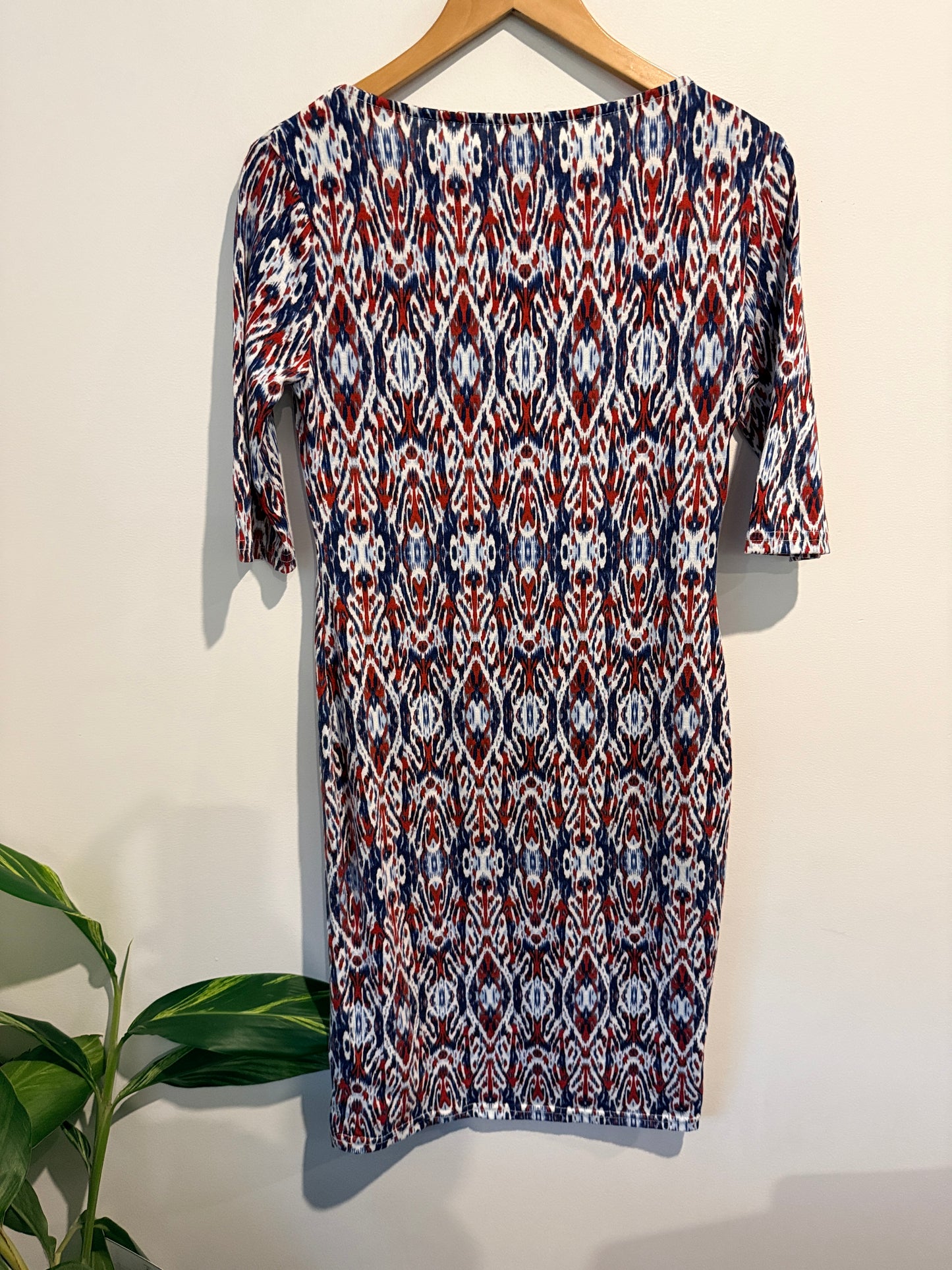 Network Size 10/34 Printed Sheath Dress