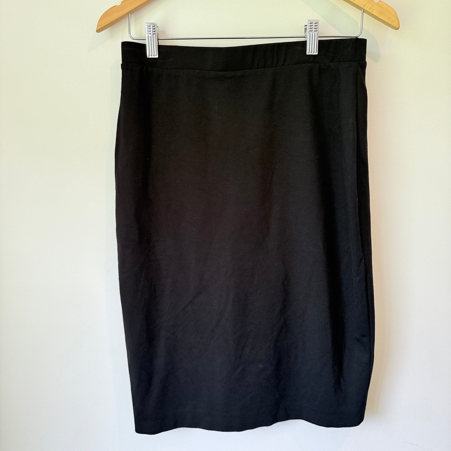 Stella @ Work Size 12 Black Pencil Skirt with Front Slit