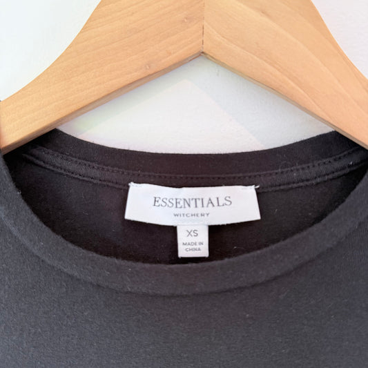 Witchery Essentials Size XS Black T-Shirt
