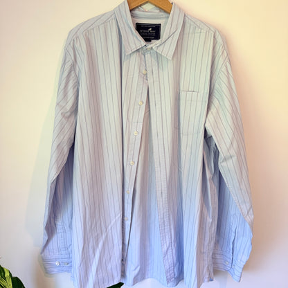Stone Bay Size XXL Striped Long-Sleeve Cotton Shirt