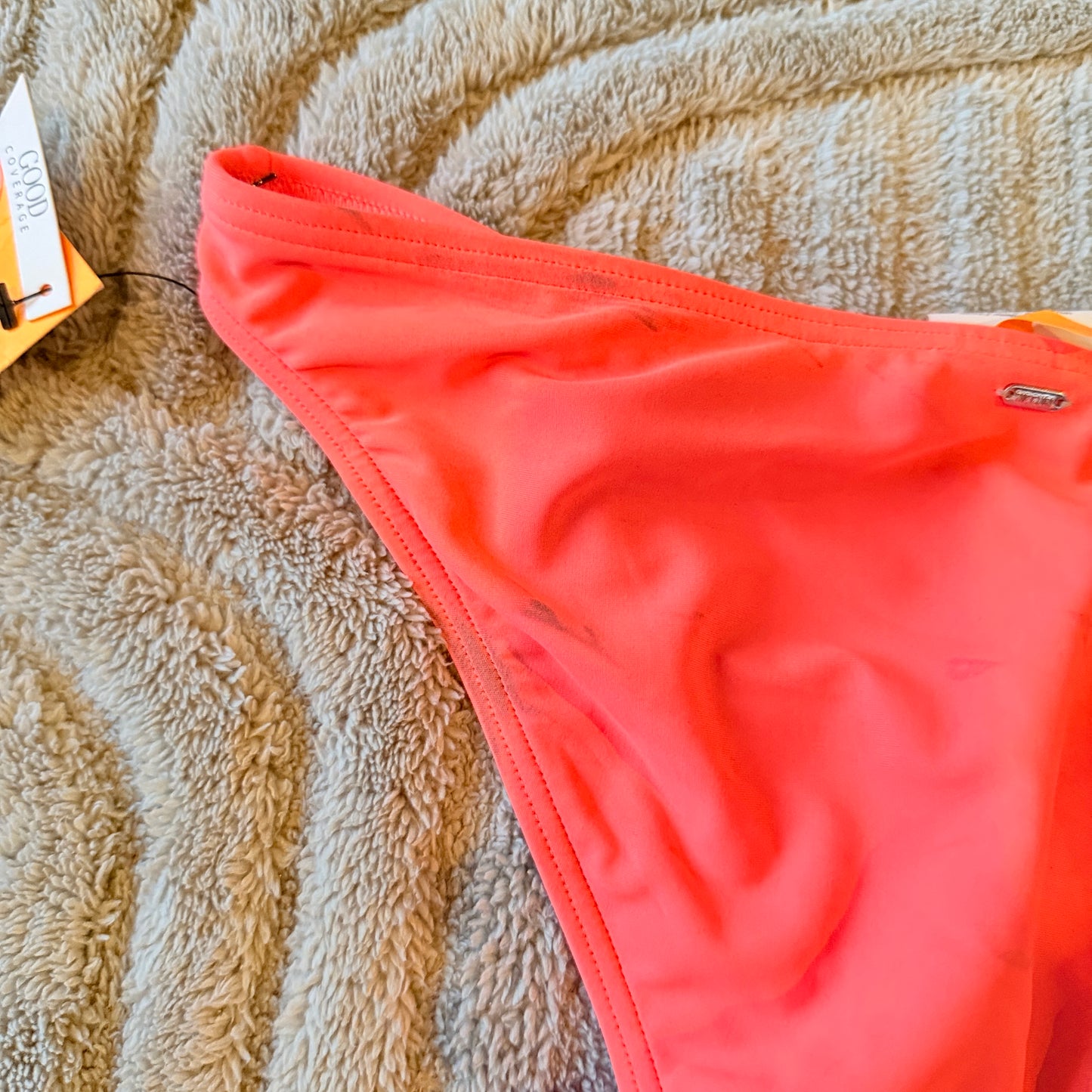 Rip Curl Love N Surf Classic Bikini Pant in Bright Coral Size 8
