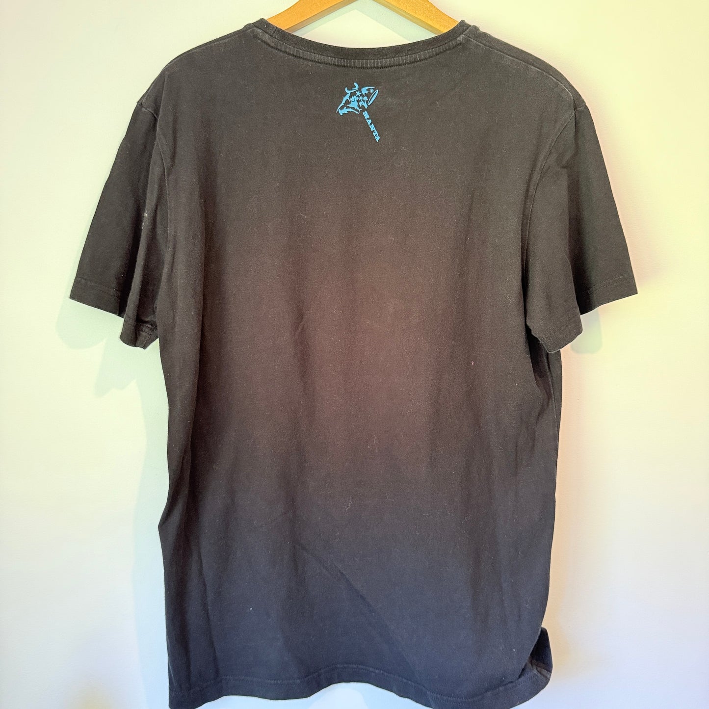 Manta Size 2XL Black Cotton T-Shirt