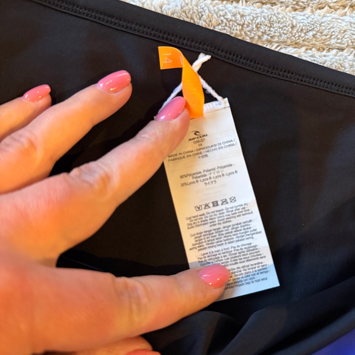 Rip Curl Mirage Essentials Block Out Bikini Pant - Size 14