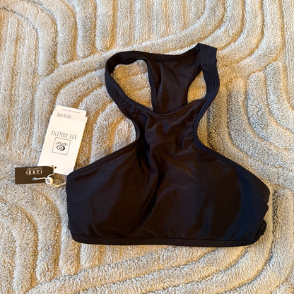 Rip Curl LNS High Neck Crop Bikini Top - Black