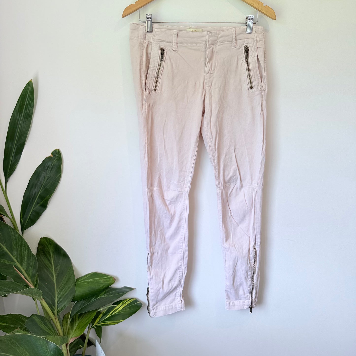 Zara Basic Size 12 Pink Wash Jeans