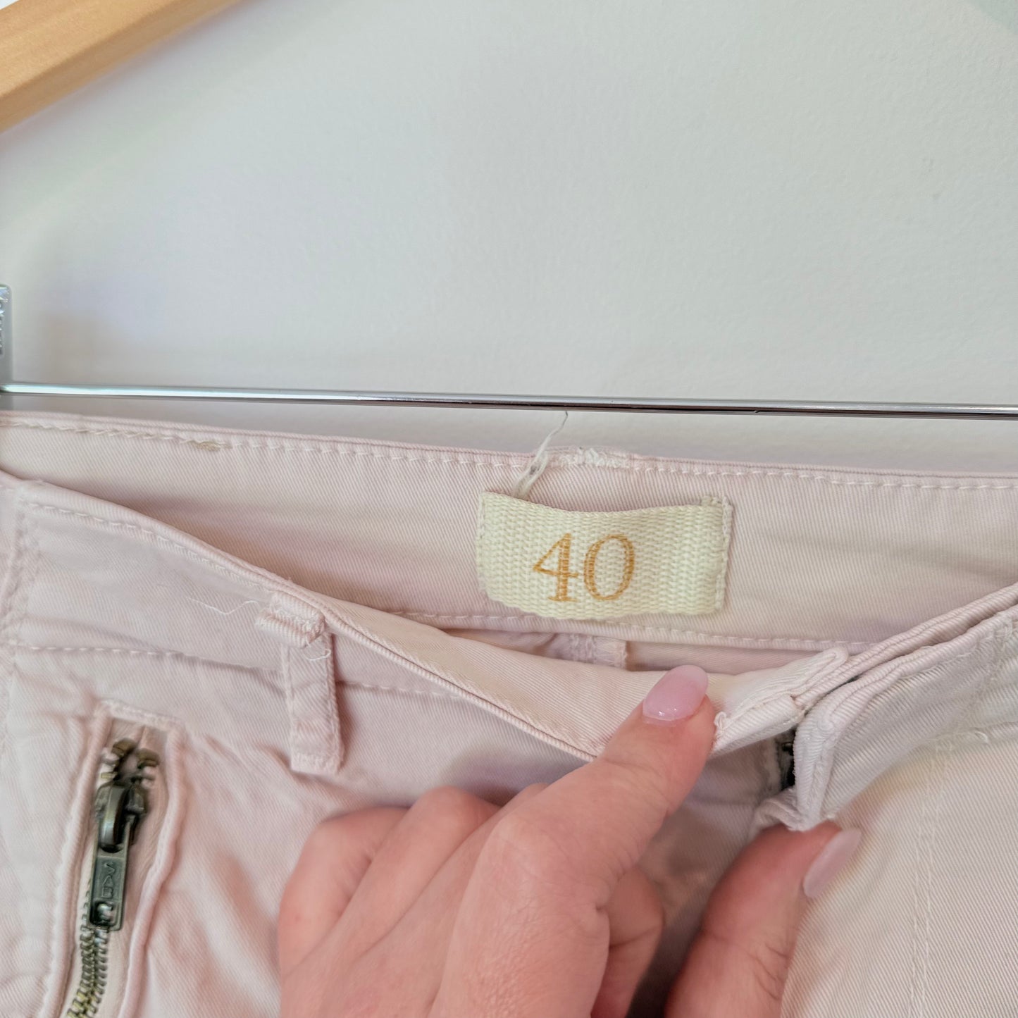 Zara Basic Size 12 Pink Wash Jeans