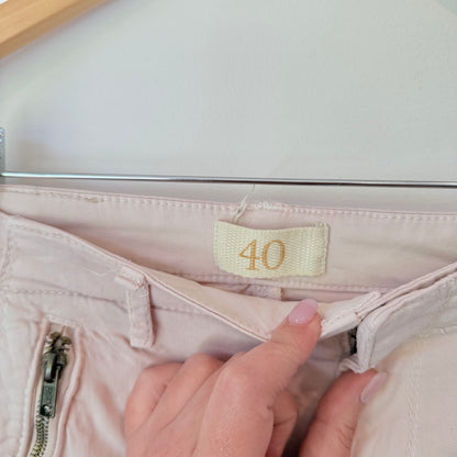 Zara Basic Size 12 Pink Wash Jeans