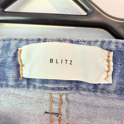 Blitz Size 70cm waist Skinny Jeans Ombre Blue to White Wash