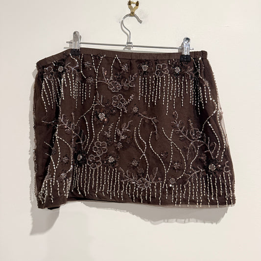 Anko Beaded Mini Skirt - Size 14