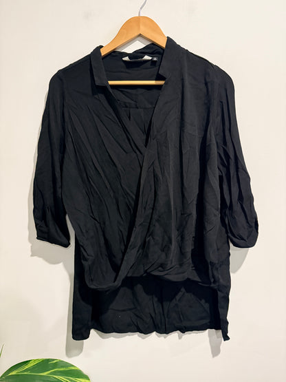 Glassons Size 10 Drape Front Top