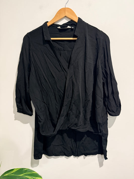 Glassons Size 10 Drape Front Top