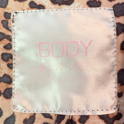 Cotton On Body Size M/L Leopard Print Satin Kimono Robe