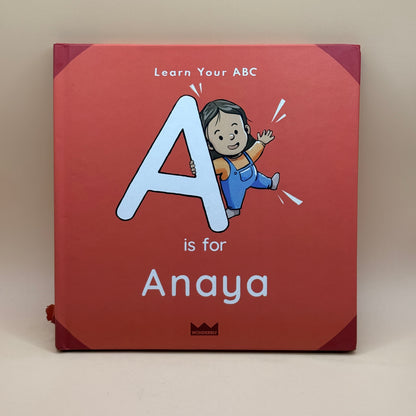 Learn Your ABC: A is for Anaya by Wonderbly
