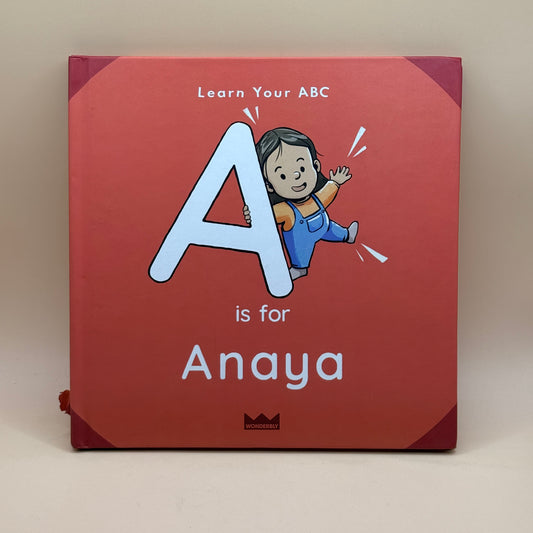 Learn Your ABC: A is for Anaya by Wonderbly