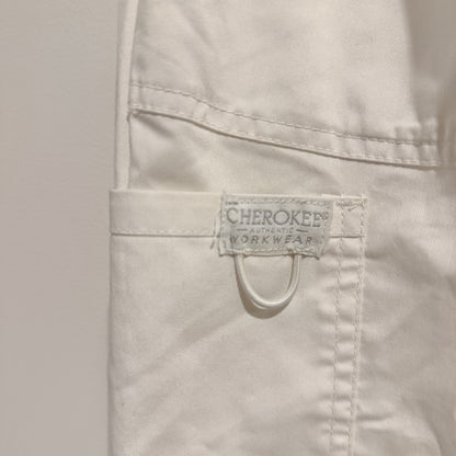 Cherokee Workwear Petite Pants White - S