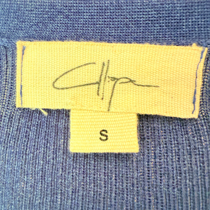 Cllippe (?) NZ Designed Size S Blue Cardigan