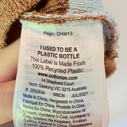 Cotton On Size M Striped Mini Skirt