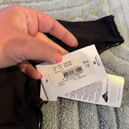 Rip Curl Love N Surf Cheeky Pant - Black Size 12