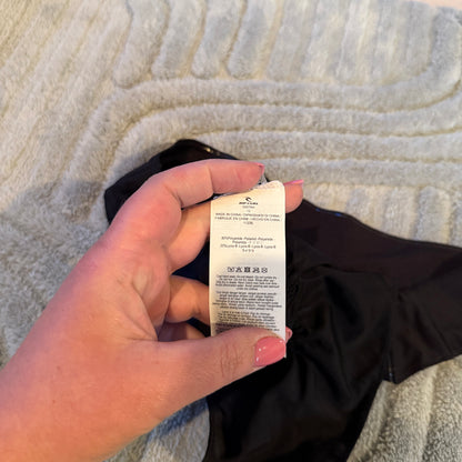 Rip Curl Love N Surf Cheeky Pant - Black Size 12