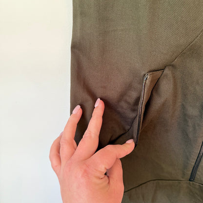 The Letter Q Size 6 Zip Front Cotton Dress