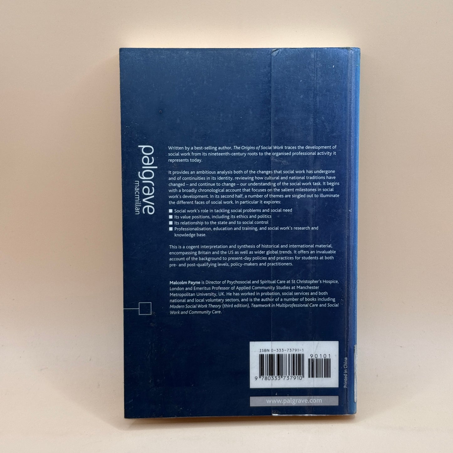 The Origins of Social Work: Continuity and Change by Malcolm Payne