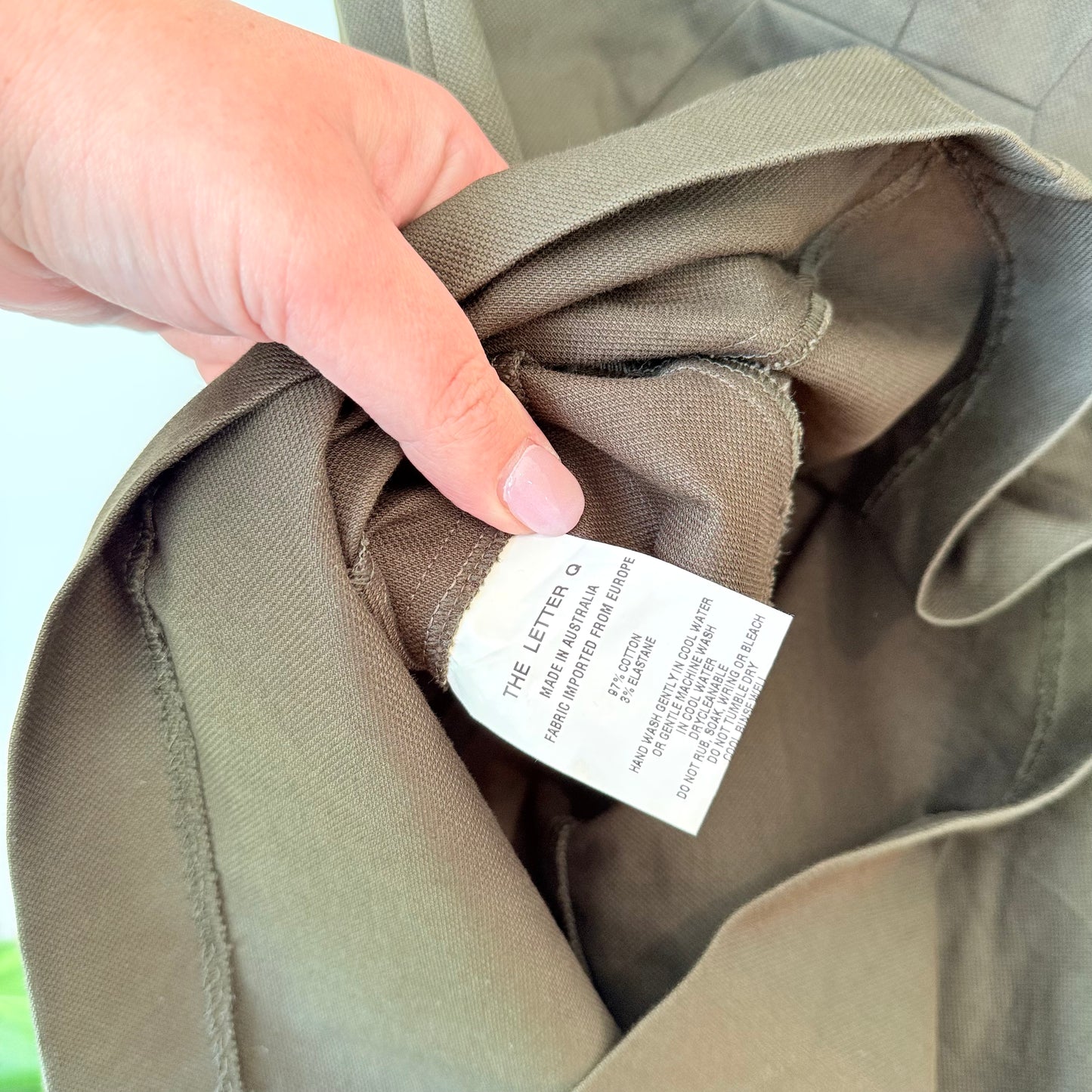 The Letter Q Size 6 Zip Front Cotton Dress