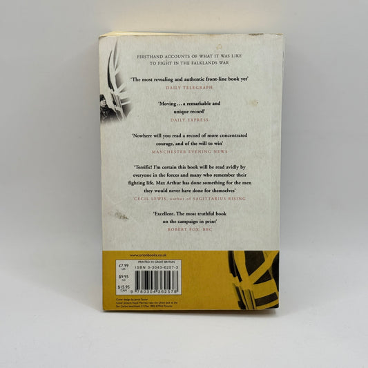 Above All, Courage: Personal Stories from the Falklands War by Max Arthur