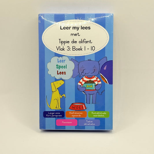 Learn to Read – Tippie Series #3 (Books 1–10) written in Afrikaans