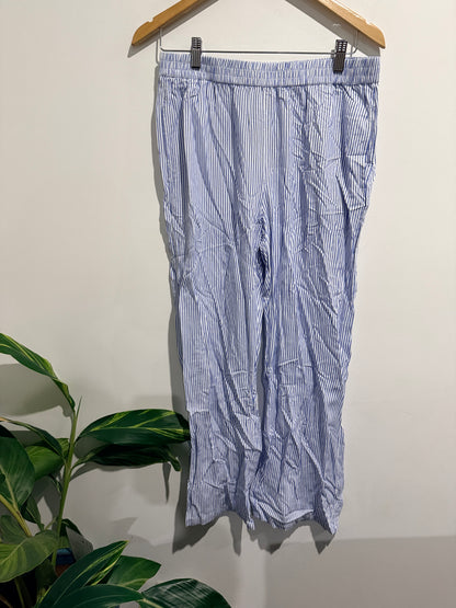 Anko Size 12 Linen-Blend Straight-Leg Pants