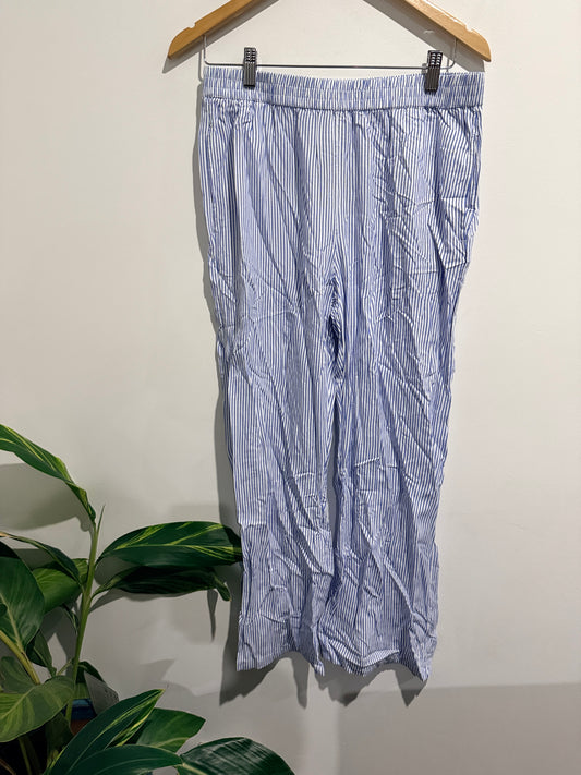 Anko Size 12 Linen-Blend Straight-Leg Pants