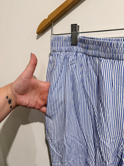 Anko Size 12 Linen-Blend Straight-Leg Pants