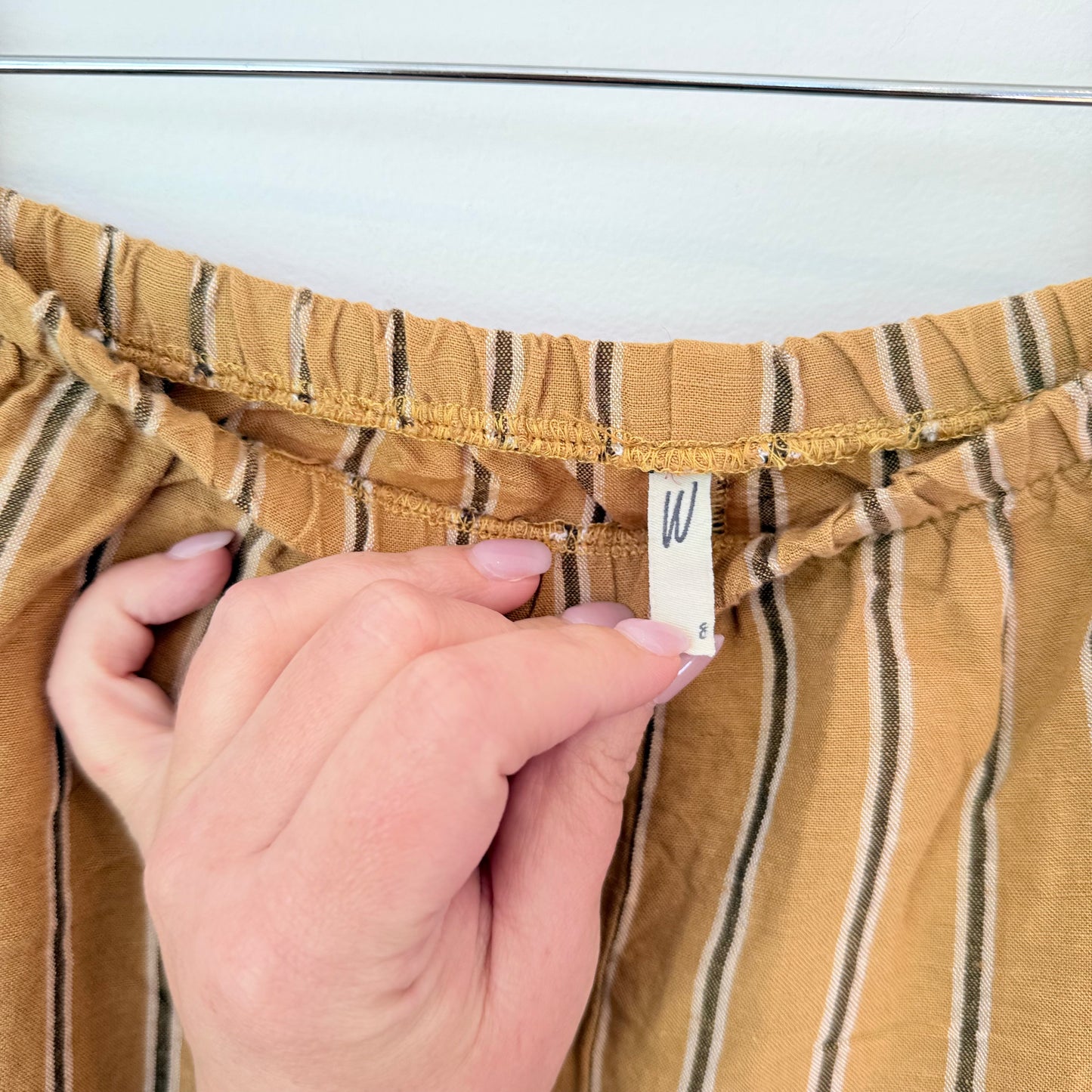 W Size 8 Linen / Cotton Pants