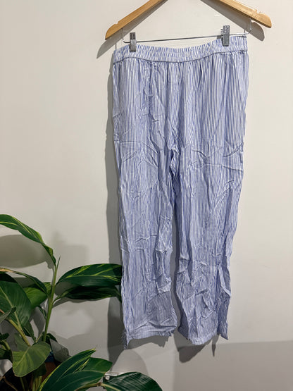 Anko Size 12 Linen-Blend Straight-Leg Pants