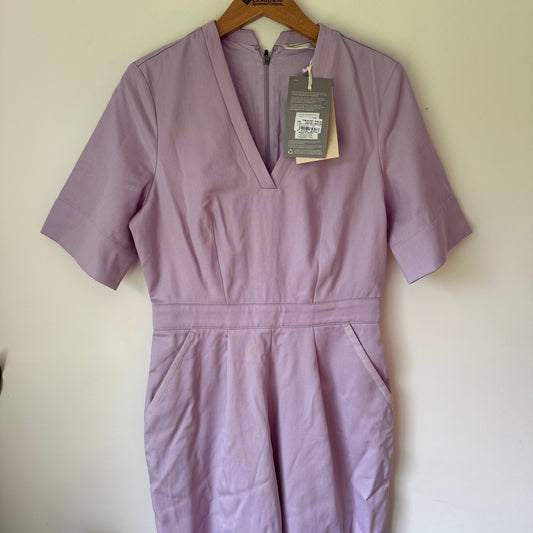 Icebreaker Women’s Merino Natural Blend SS Jumpsuit - Lilac