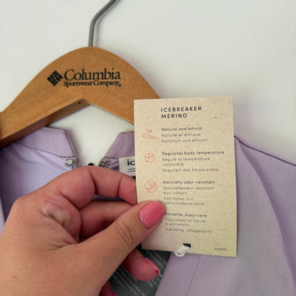 Icebreaker Women’s Merino Natural Blend SS Jumpsuit - Lilac