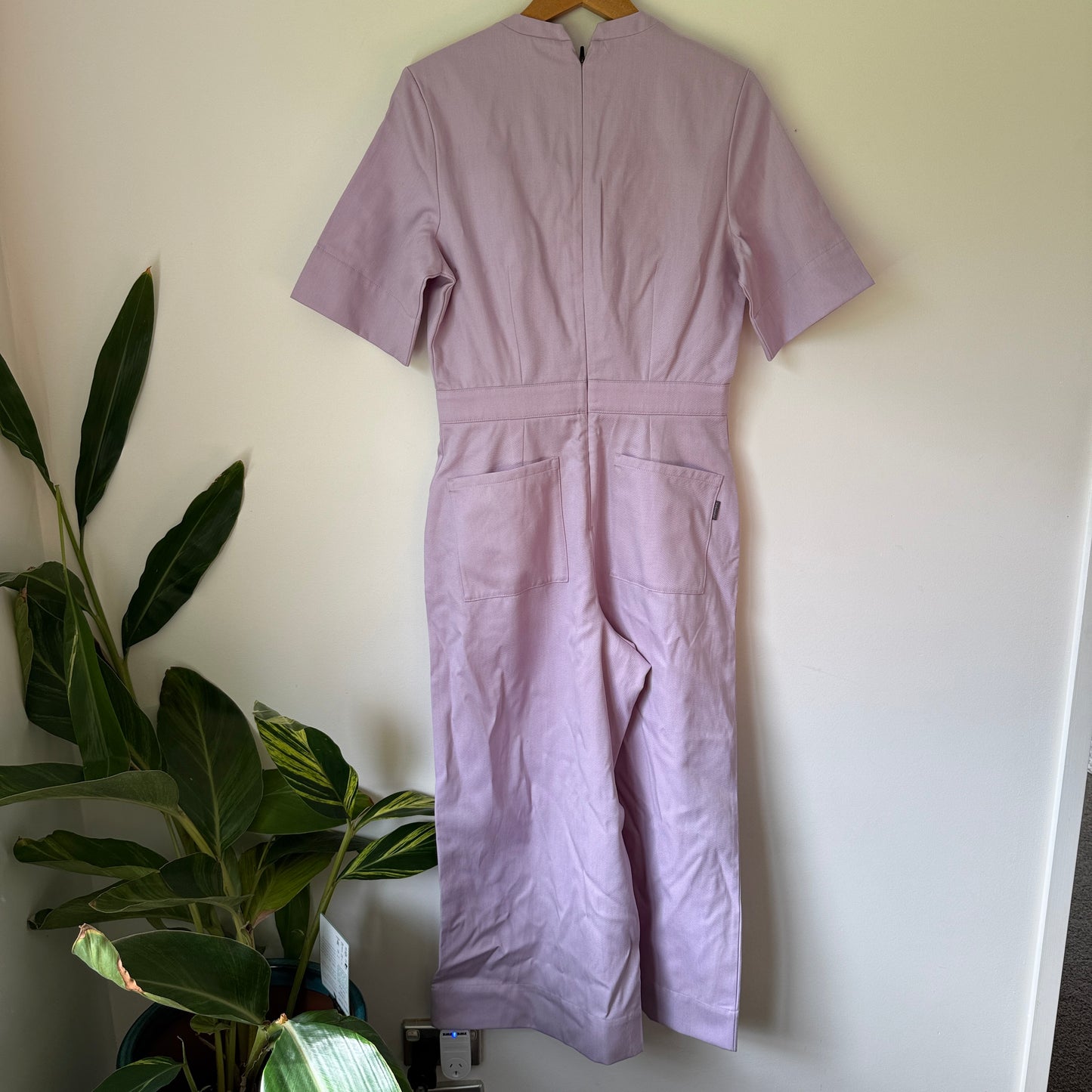 Icebreaker Women’s Merino Natural Blend SS Jumpsuit - Lilac