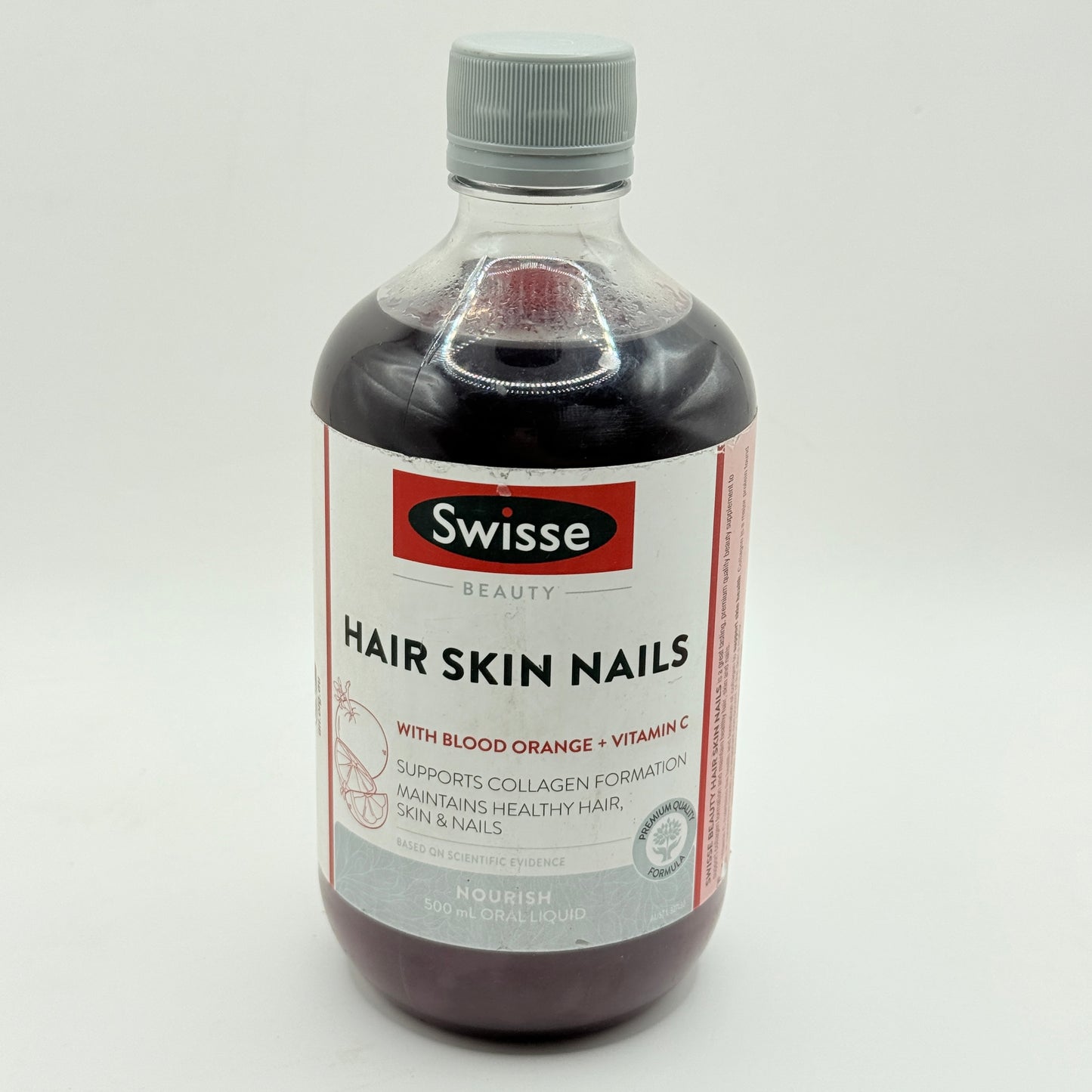 Swisse Beauty Hair Skin Nails Liquid - Blood Orange Flavour - 500ml
