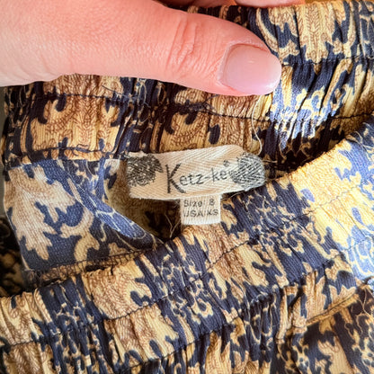 Ketz-ke Size 8 Patterned Pants
