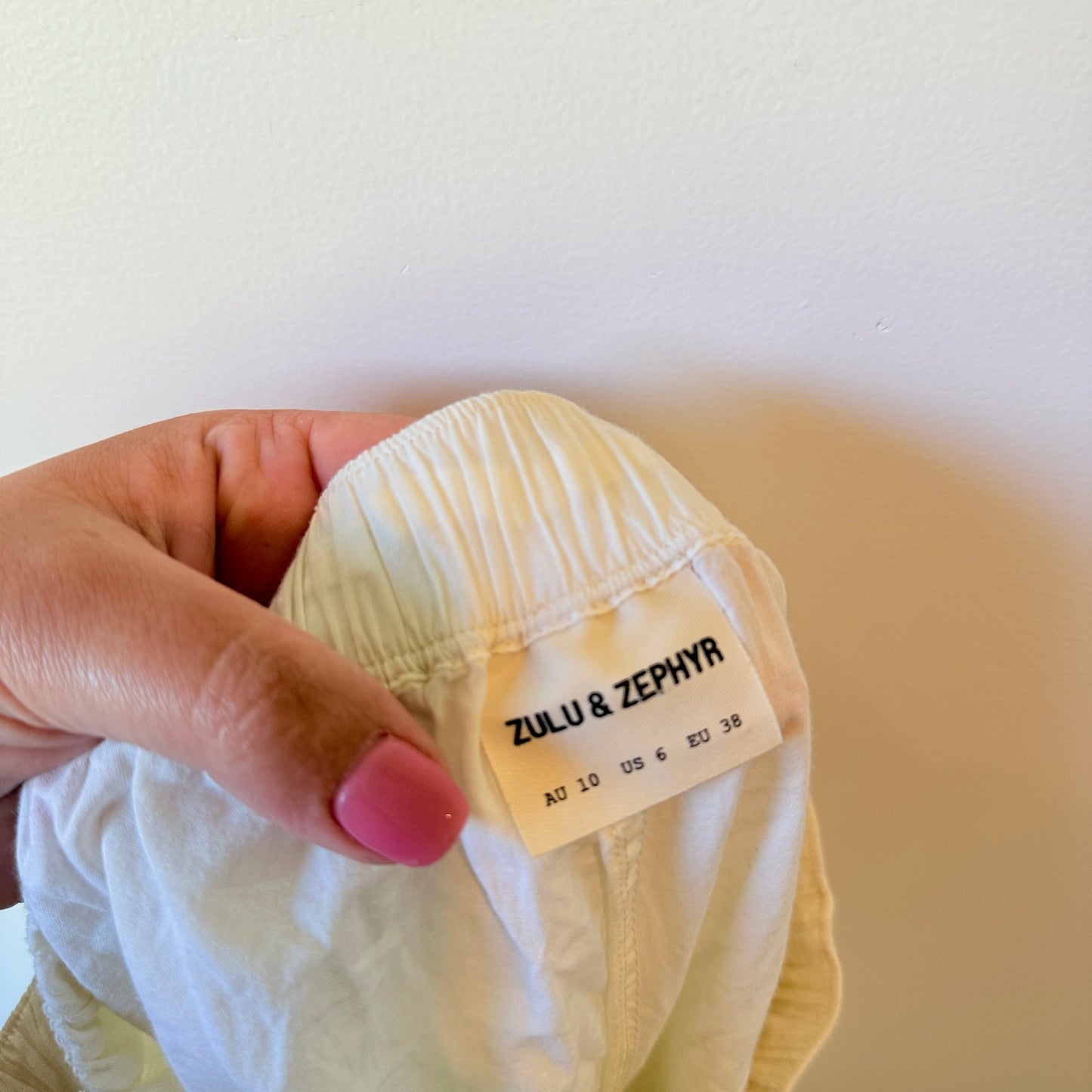 Zulu & Zephyr Size 10 100% Organic Cotton Shorts