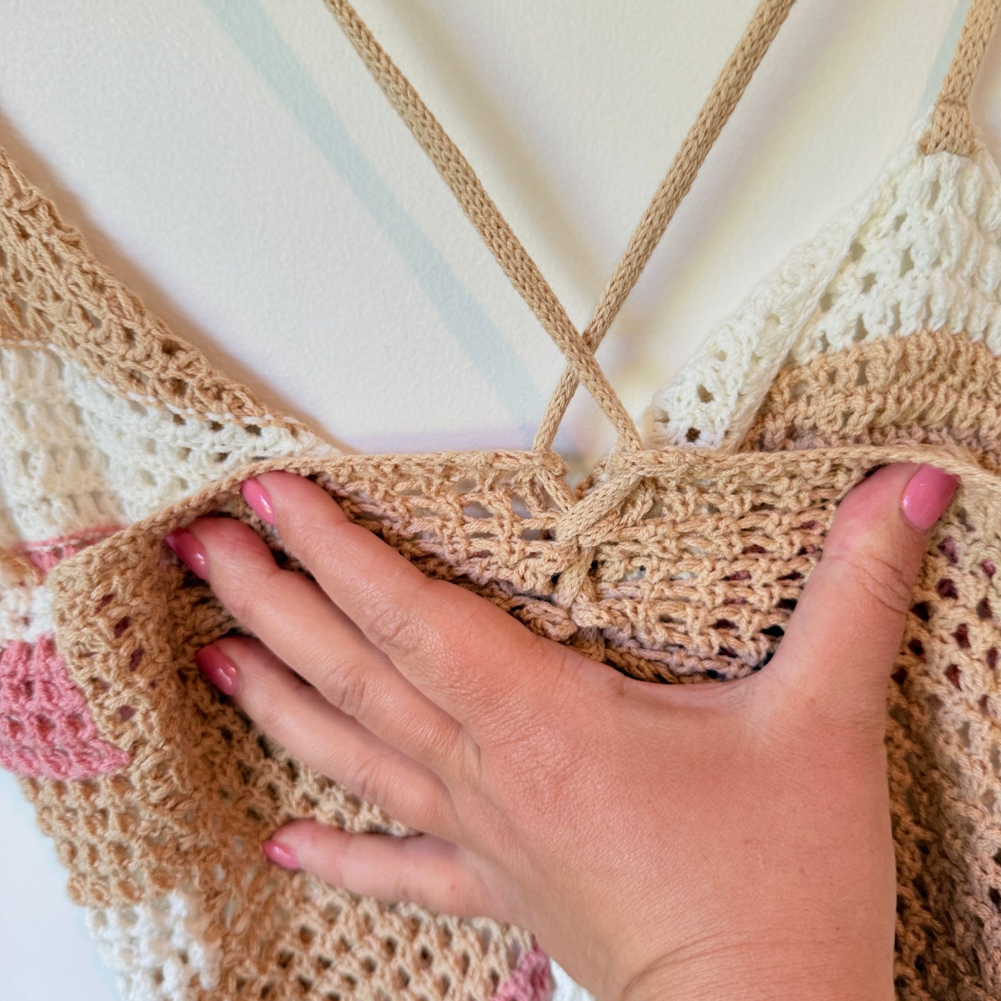 Crochet Mini Dress - 35cm Width