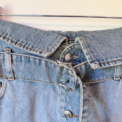 IRO Size 44 Denim Mini Skirt