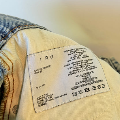 IRO Size 44 Denim Mini Skirt