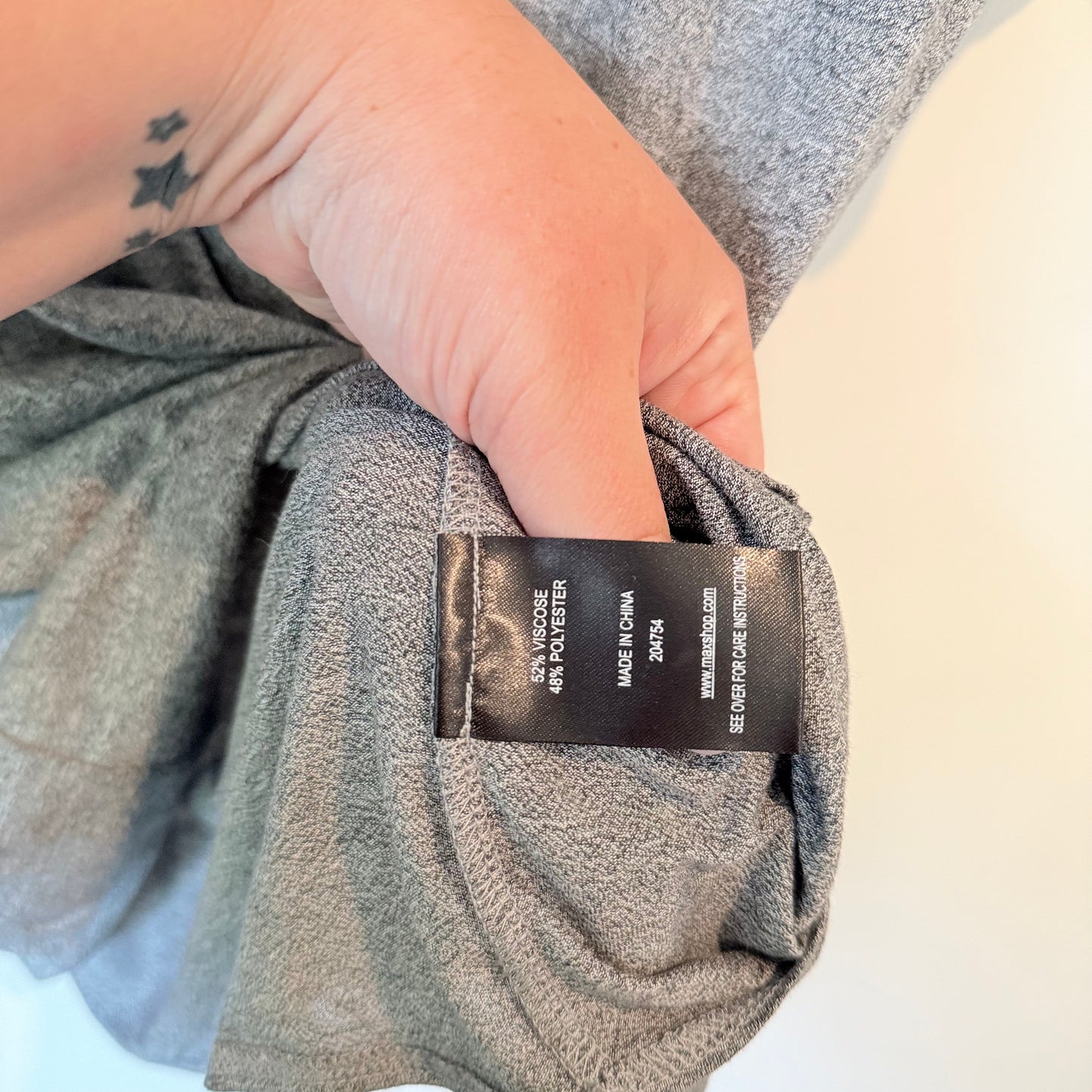 Max XS Tie Front Top