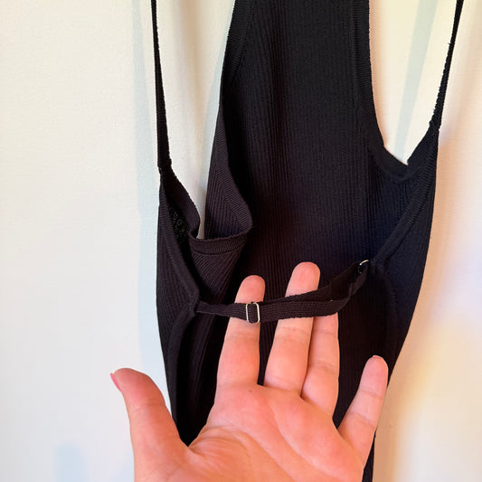 Ribbed Stretch Maxi Dress - Size 6-8