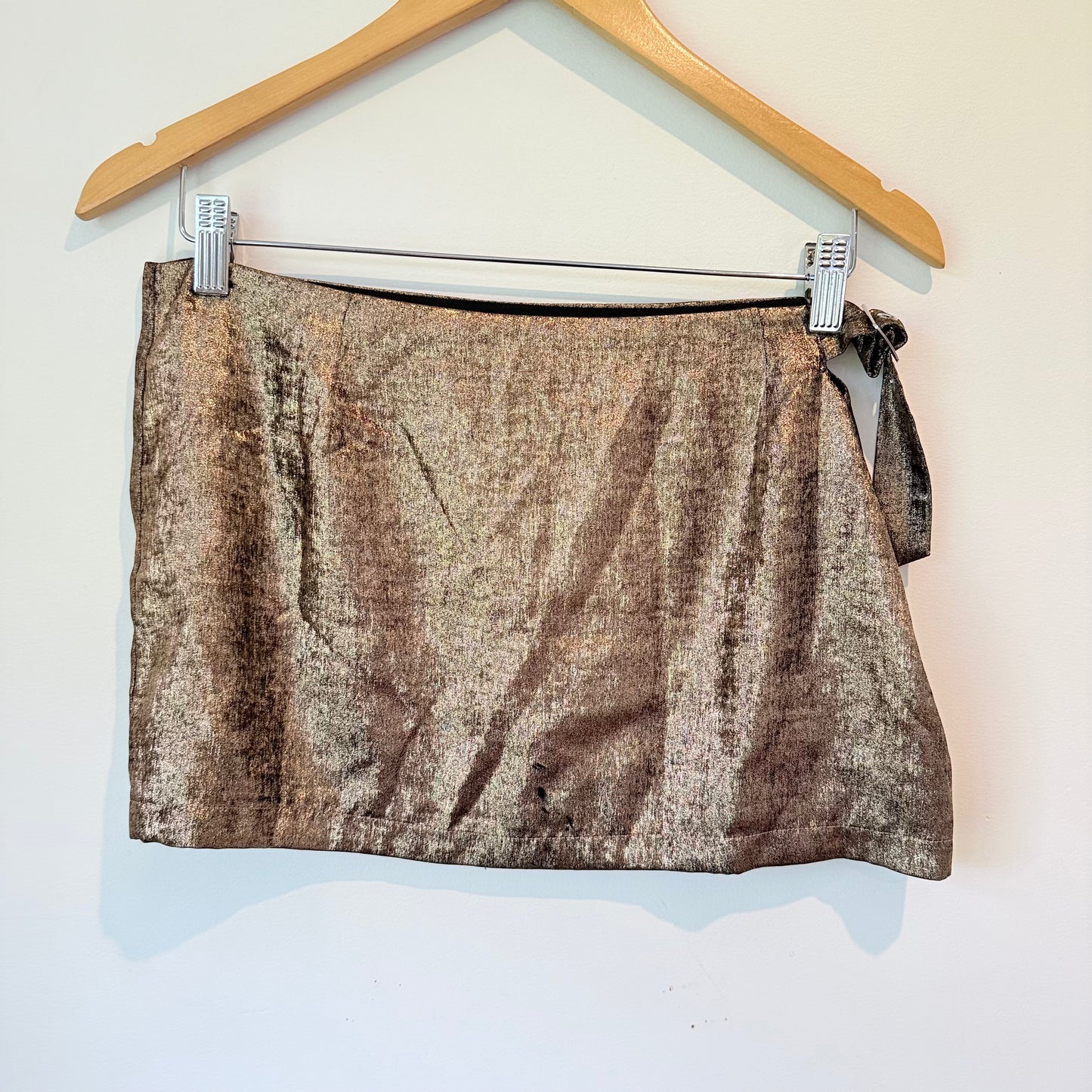 Glassons Size 10 Metallic Mini Skirt