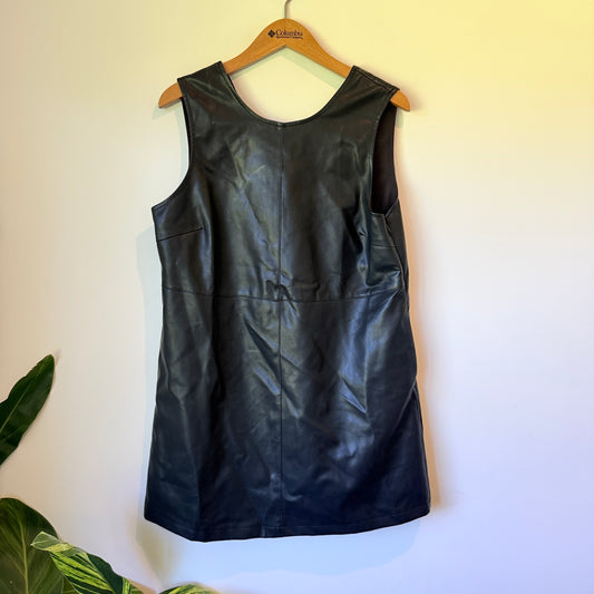 Atmos & Here Size 12 Faux Leather Tunic