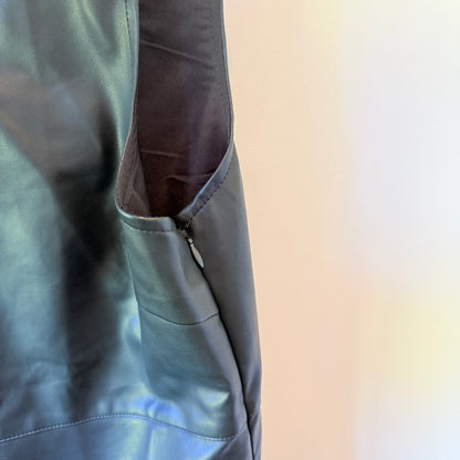 Atmos & Here Size 12 Faux Leather Tunic