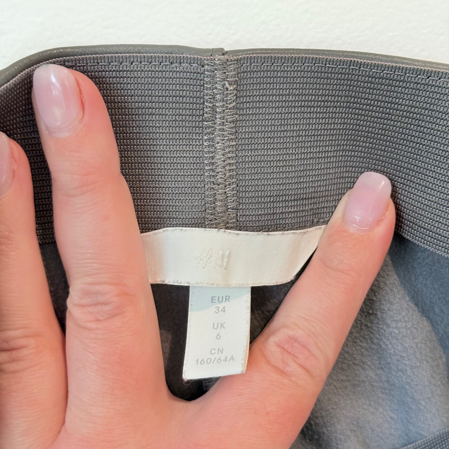 H&M Size 6 Faux Leather Pants